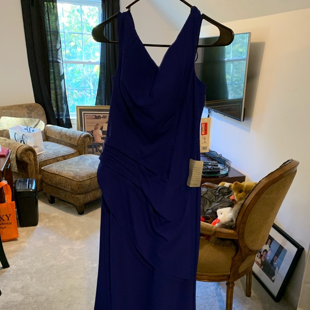 Blue long dress